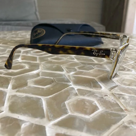 Ray Ban RB5286 eyeglasses in light tortoise - Picture 3 of 9